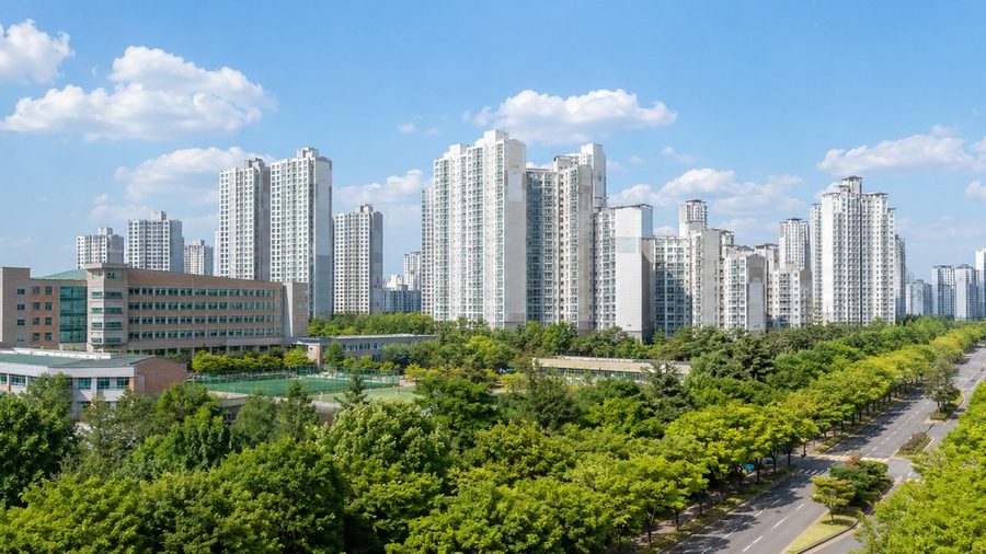 목동 지역 전경